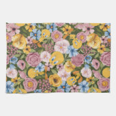 TWEETY™ Floral Embroidery Pattern キッチンタオル (横)