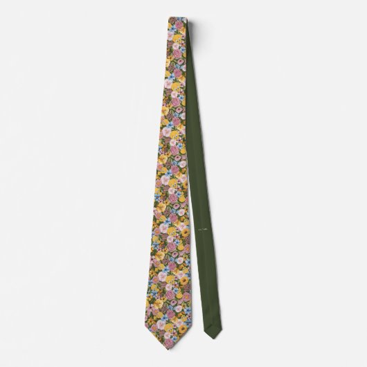 TWEETY™ Floral Embroidery Pattern ネクタイ (正面)