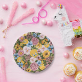 TWEETY™ Floral Embroidery Pattern ペーパープレート (パーティー)