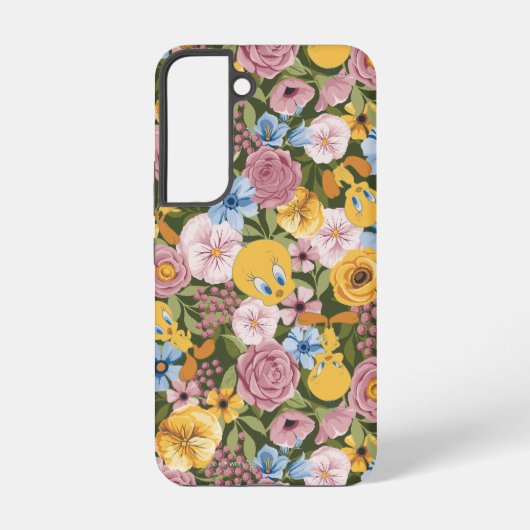 TWEETY™ Floral Embroidery Pattern Samsung Galaxyケース (裏面)
