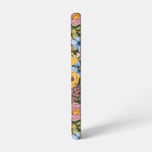 TWEETY™ Floral Embroidery Pattern Samsung Galaxyケース (左側面)