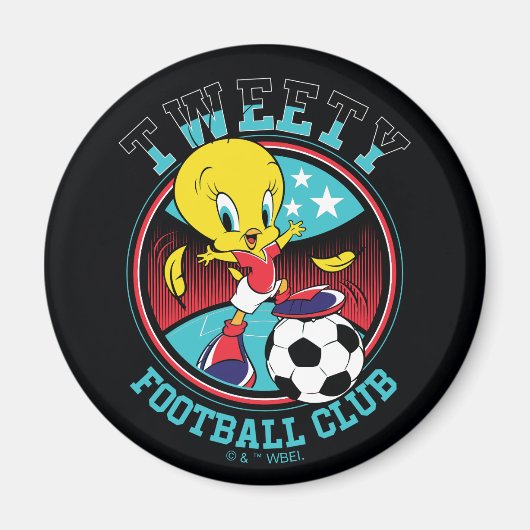 TWEETY™ Football Club Badge マグネット (正面)