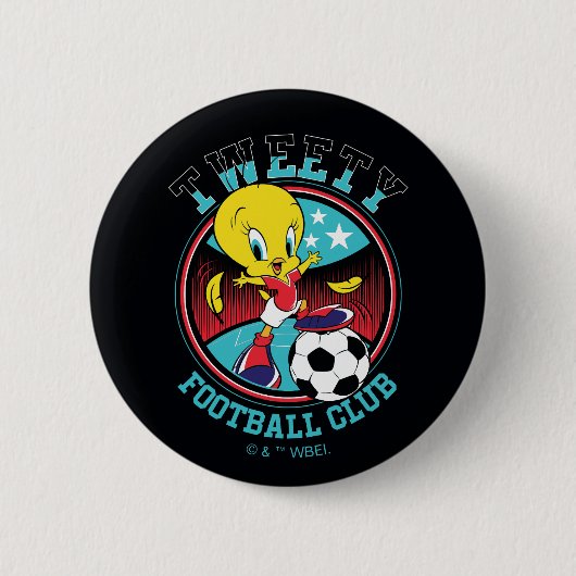 TWEETY™ Football Club Badge 缶バッジ (正面)