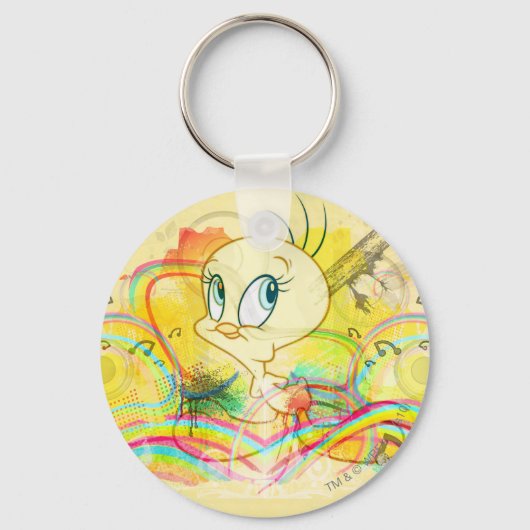 TWEETY™ In Rainbows キーホルダー (正面)