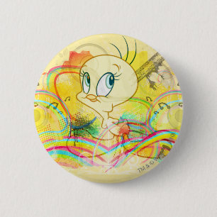 TWEETY™ In Rainbows 缶バッジ
