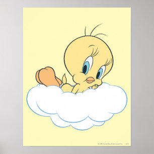 Tweety In The Clouds Pose 3 ポスター