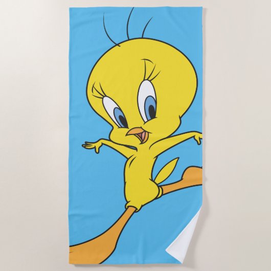 Tweety Landing ビーチタオル (正面)