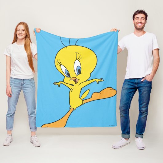 Tweety Landing フリースブランケット (インサイチュ)