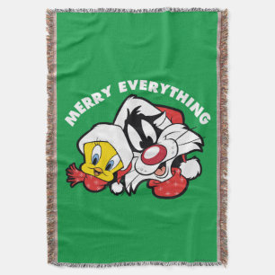 TWEETY™ & SYLVESTER™ 「すべて」メリー スローブランケット