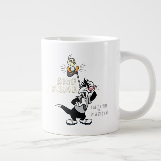 TWEETY™ & SYLVESTER™ゴルフ – ニースバーディ ジャンボコーヒーマグカップ (右)