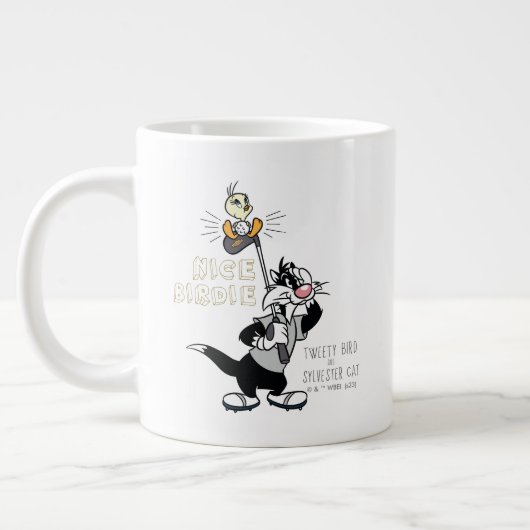 TWEETY™ & SYLVESTER™ゴルフ – ニースバーディ ジャンボコーヒーマグカップ (左)
