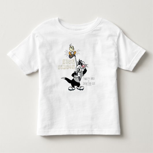TWEETY™ & SYLVESTER™ゴルフ – ニースバーディ トドラーTシャツ (正面)