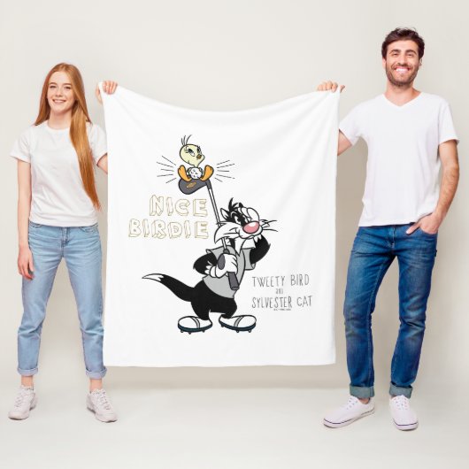 TWEETY™ & SYLVESTER™ゴルフ – ニースバーディ フリースブランケット (インサイチュ)