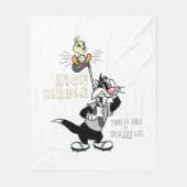 TWEETY™ & SYLVESTER™ゴルフ – ニースバーディ フリースブランケット (正面)