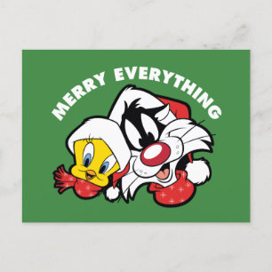 TWEETY™ & SYLVESTER™「メリーすべて」 シーズンポストカード
