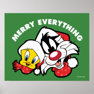 TWEETY™ & SYLVESTER™「メリーすべて」 ポスター