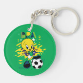 TWEETY™ Team Brazil Soccer Graphic キーホルダー (裏面)