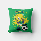 TWEETY™ Team Brazil Soccer Graphic クッション (正面)