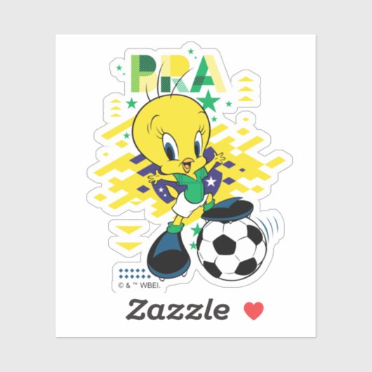 TWEETY™ Team Brazil Soccer Graphic シール (シート)