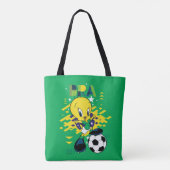 TWEETY™ Team Brazil Soccer Graphic トートバッグ (裏面)