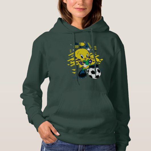 TWEETY™ Team Brazil Soccer Graphic パーカ (正面)