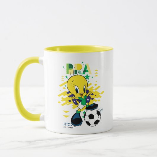 TWEETY™ Team Brazil Soccer Graphic マグカップ (左)