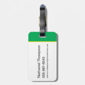 TWEETY™ Team Brazil Soccer Graphic ラゲッジタグ (裏面縦)