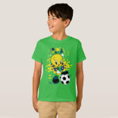 TWEETY™ Team Brazil Soccer Graphic Tシャツ (正面フル)