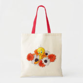Tweety With Daisies トートバッグ (正面)