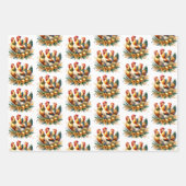 Twelve Days of Christmas ラッピングペーパーシート (正面3)