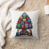 Twelve Days of Gifts T-Shirt, Chronological Christ クッション (ブランケット)