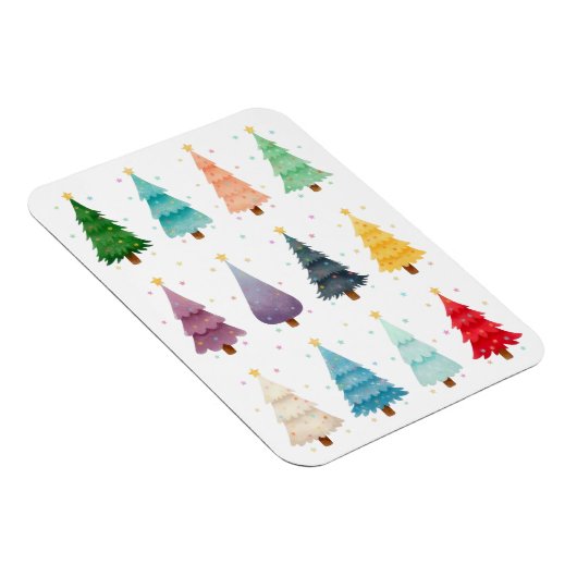 Twelve Festive Christmas Trees マグネット (右側)