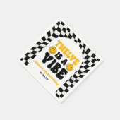 Twelve Is A Vibe Retro 12th Birthday Party スタンダードカクテルナプキン (角)