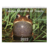 Twelve Months of Toads: 2022 Calendar カレンダー (カバー)