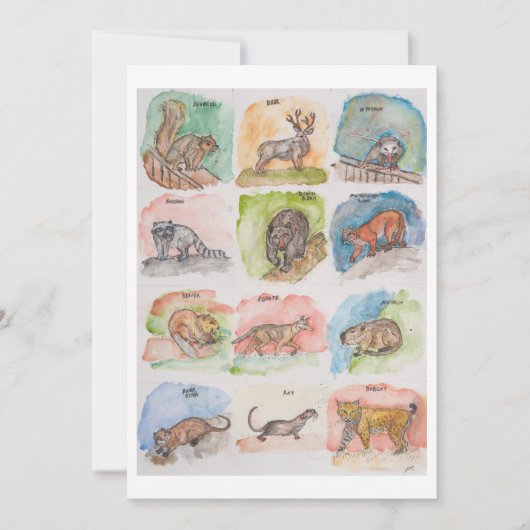 Twelve Scary Animals シーズンカード (正面)