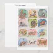 Twelve Scary Animals シーズンカード (正面/裏面)