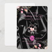 Twenty Ate Birthday Invitation Hand Drawn Scribble 招待状 (正面/裏面)