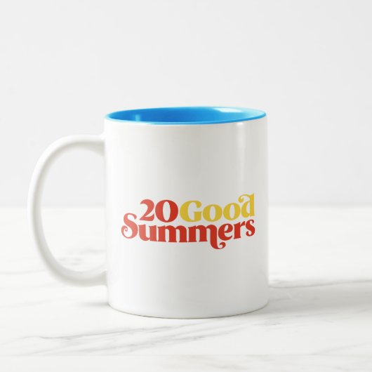 Twenty Good Summers ツートーンマグカップ (左)