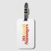 Twenty Good Summers ラゲッジタグ (正面縦)