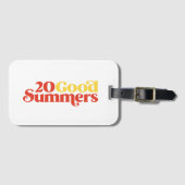 Twenty Good Summers ラゲッジタグ (正面横)
