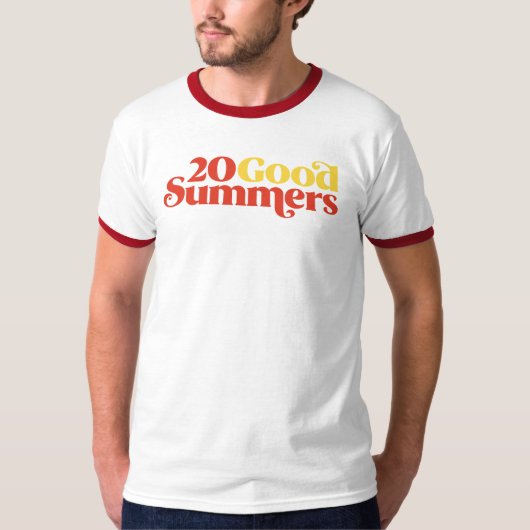 Twenty Good Summers: Ringer Tシャツ (正面)
