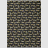 Twenty one gold on black birthday or annversary 薄葉紙 (正面)