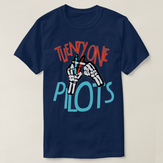 twentyone pilots 3 tシャツ (デザイン正面)