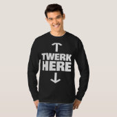 Twerkここ1 Tシャツ (正面フル)
