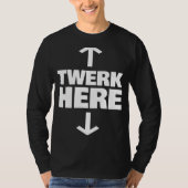 Twerkここ1 Tシャツ (正面)