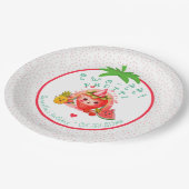 TWETTIトゥッティフルーツガール2nd誕生日 ペーパープレート (アングル)