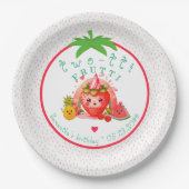 TWETTIトゥッティフルーツガール2nd誕生日 ペーパープレート (正面)