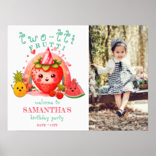 TWETTIトゥッティフルーツサマーフルーツキッズ2nd誕生日 ポスター