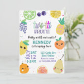 Twetti Frutii, TWO,子供の誕生日,  招待状 (スタンド正面)