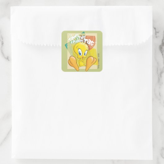 TWEYTY™ 「プディー・タットを食べる」 スクエアシール (バッグ)